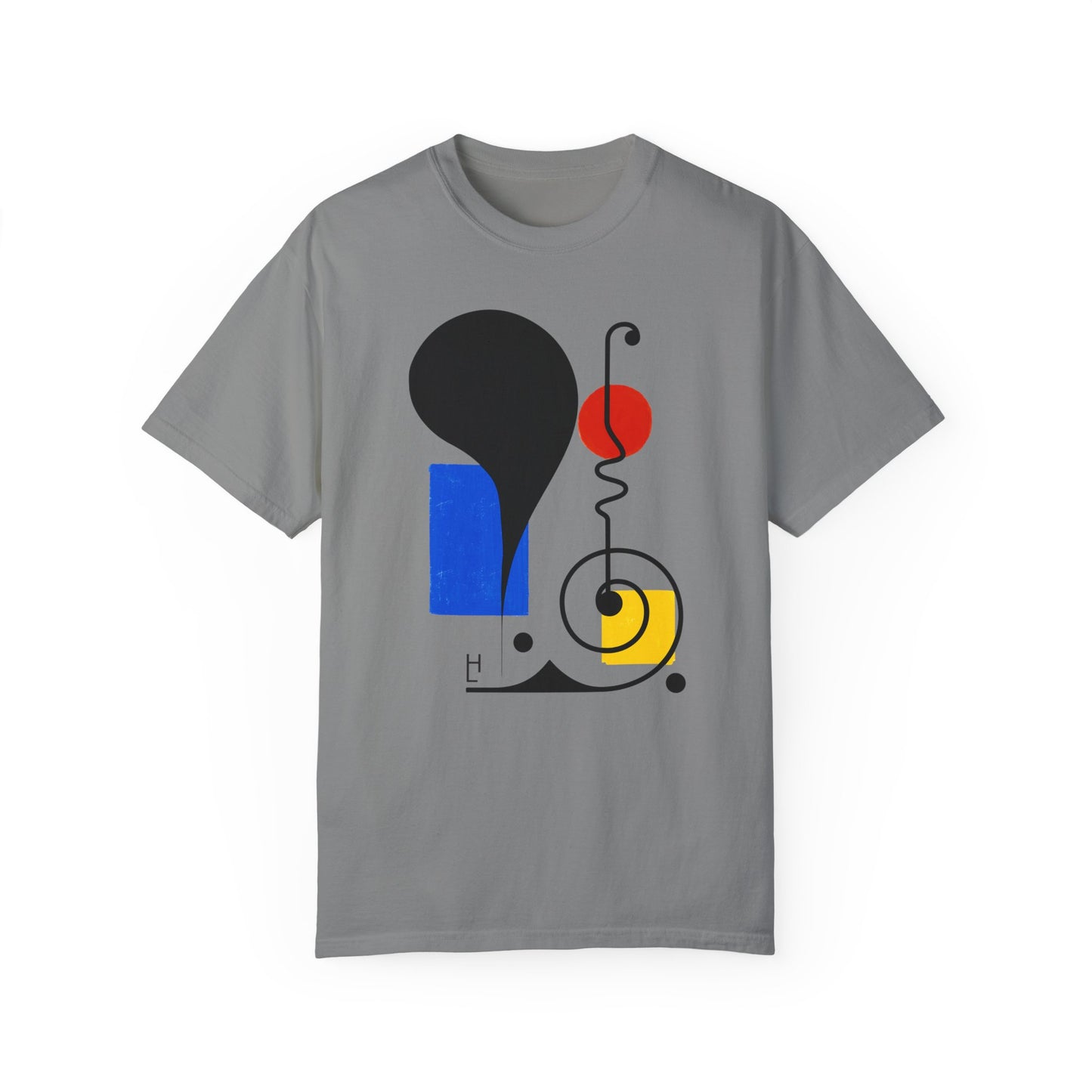 Abstract Design (Red, Yellow, Blue), Unisex T-Shirt