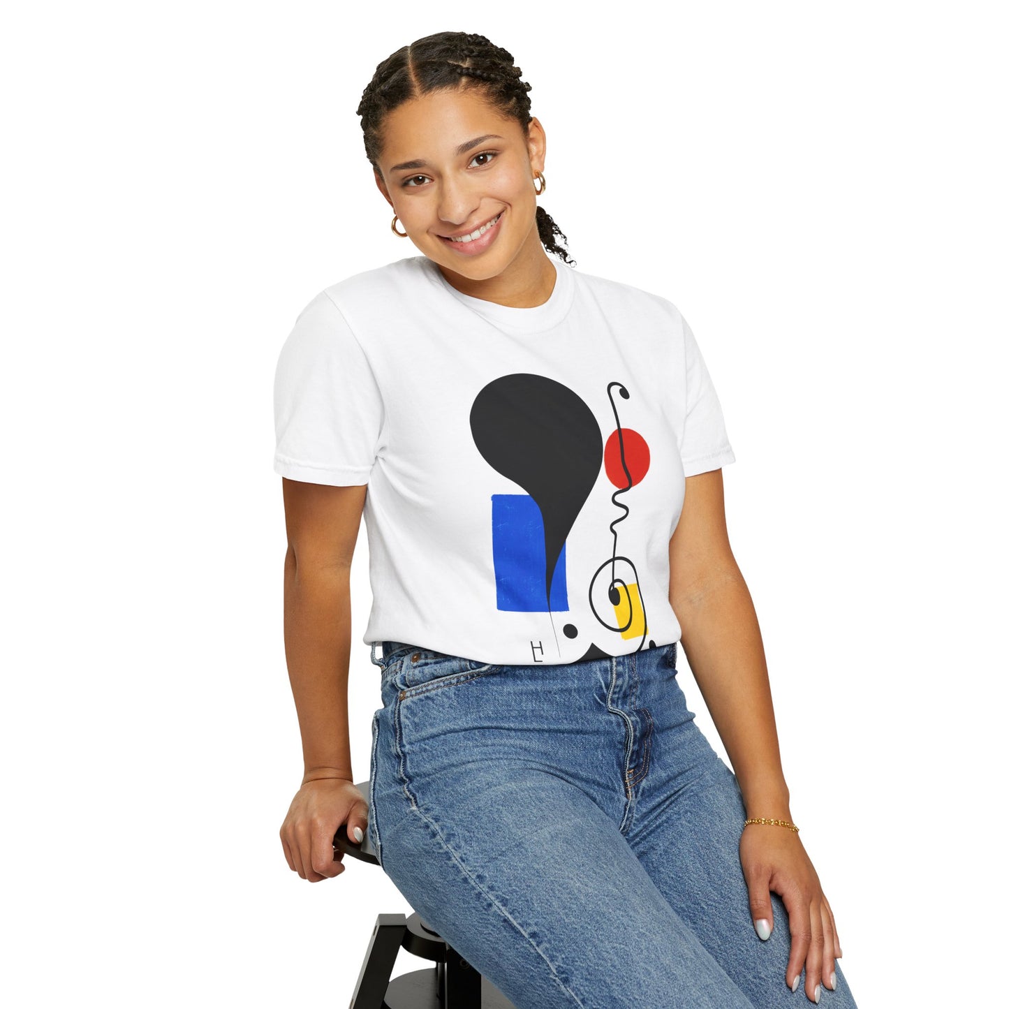 Abstract Design (Red, Yellow, Blue), Unisex T-Shirt