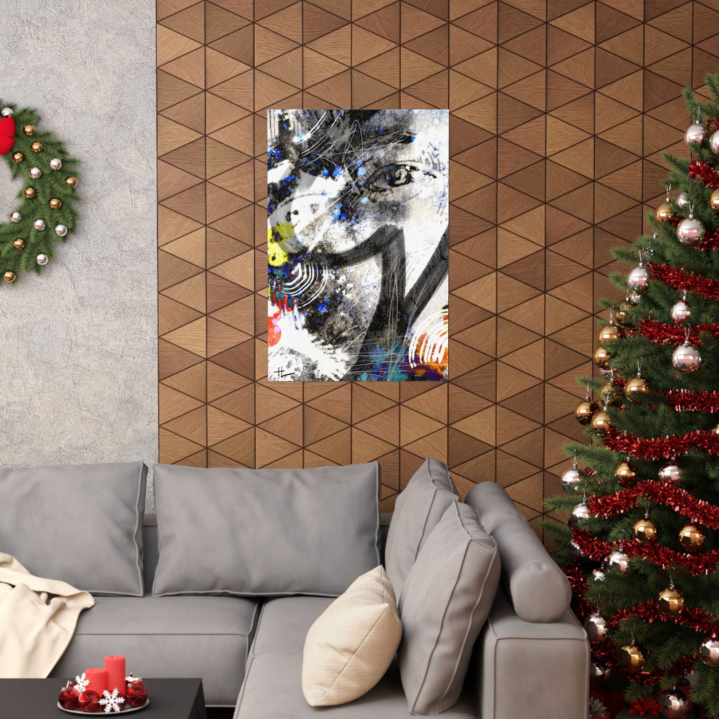 Would a, Could a, Should a - Abstract Art Matte Vertical Poster