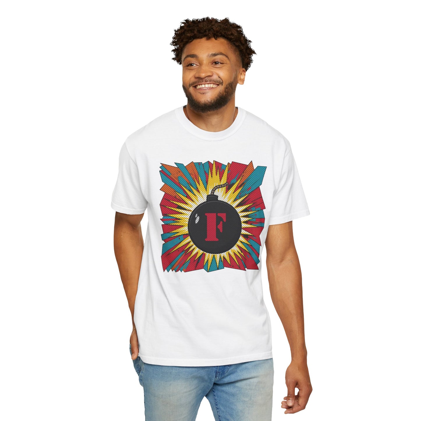 Explosive F-Bomb - Attitude, Unisex Short Sleeve Tee