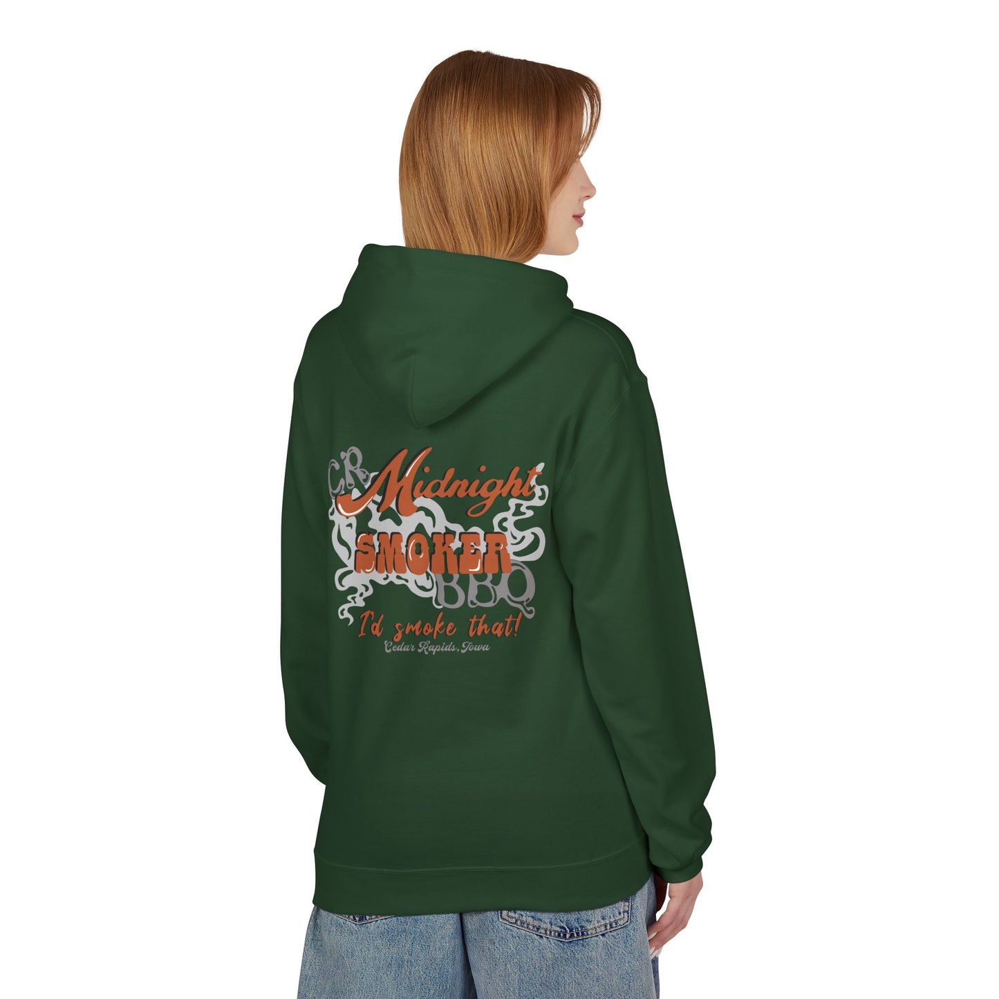 Midnight Smoker - Unisex Fleece Hoodie