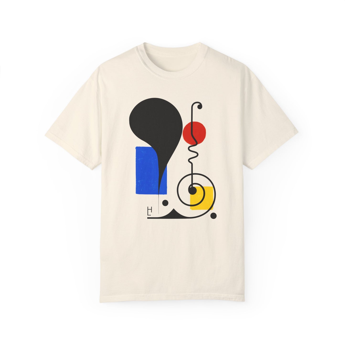 Abstract Design (Red, Yellow, Blue), Unisex T-Shirt