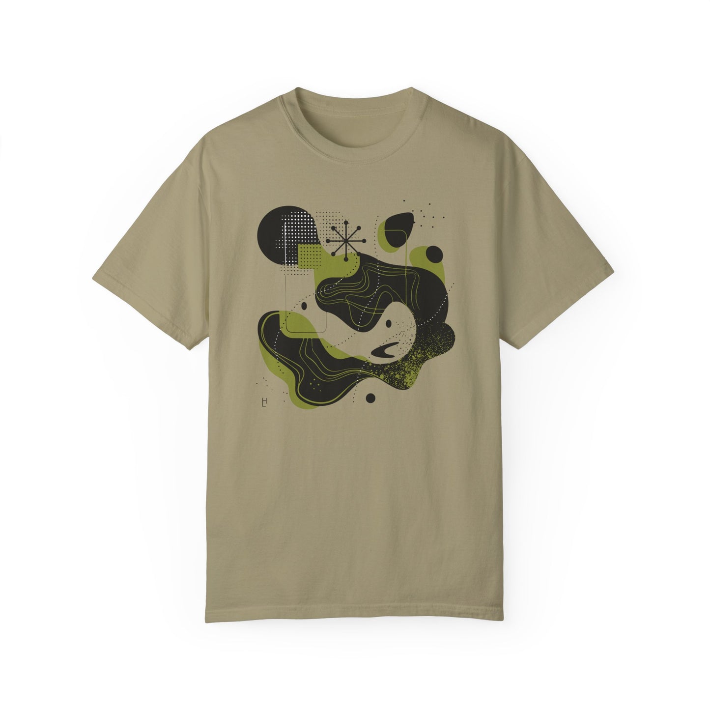 Abstract Design (Black & Green) Tee, Unisex T-shirt