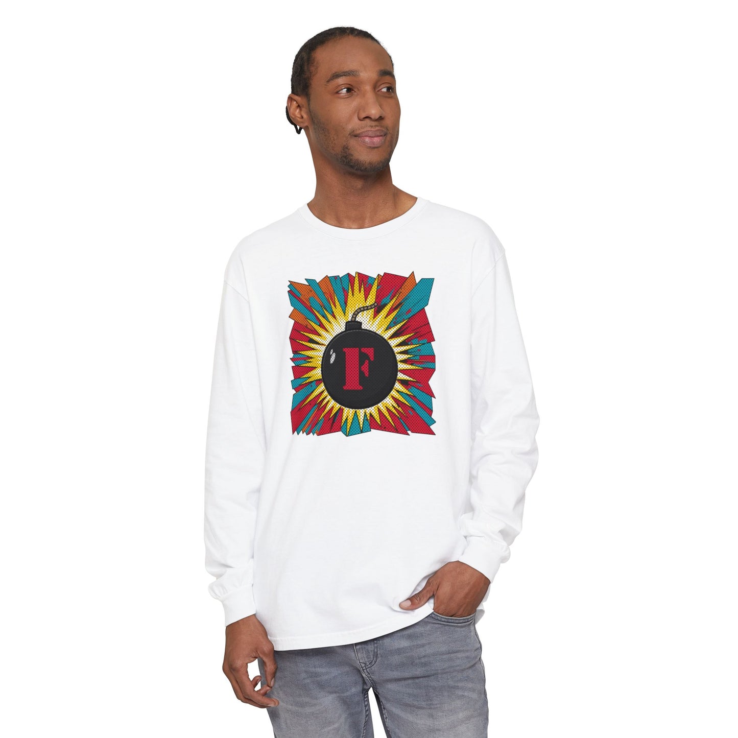 Explosive F-Bomb - Attitude, Unisex Long Sleeve Tee