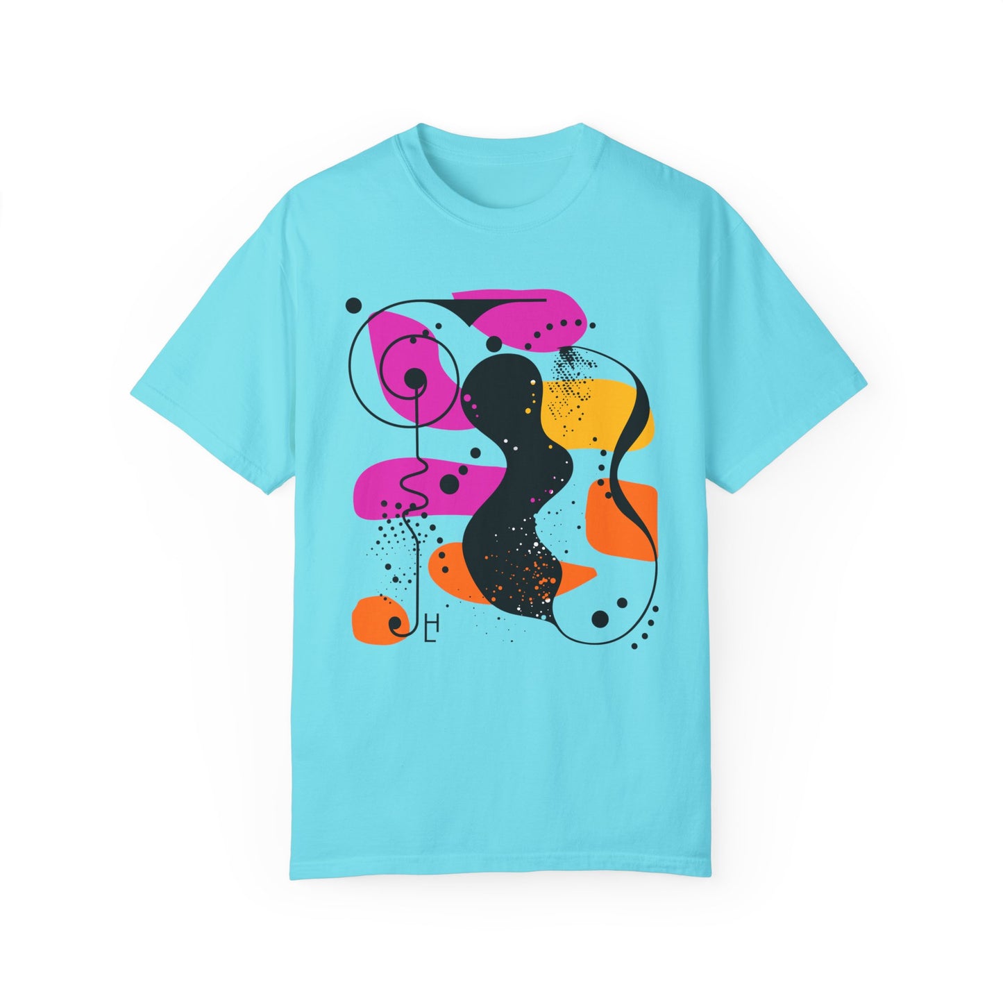 Abstract Design (Pink, Orange, Yellow) Tee, Unisex T-shirt