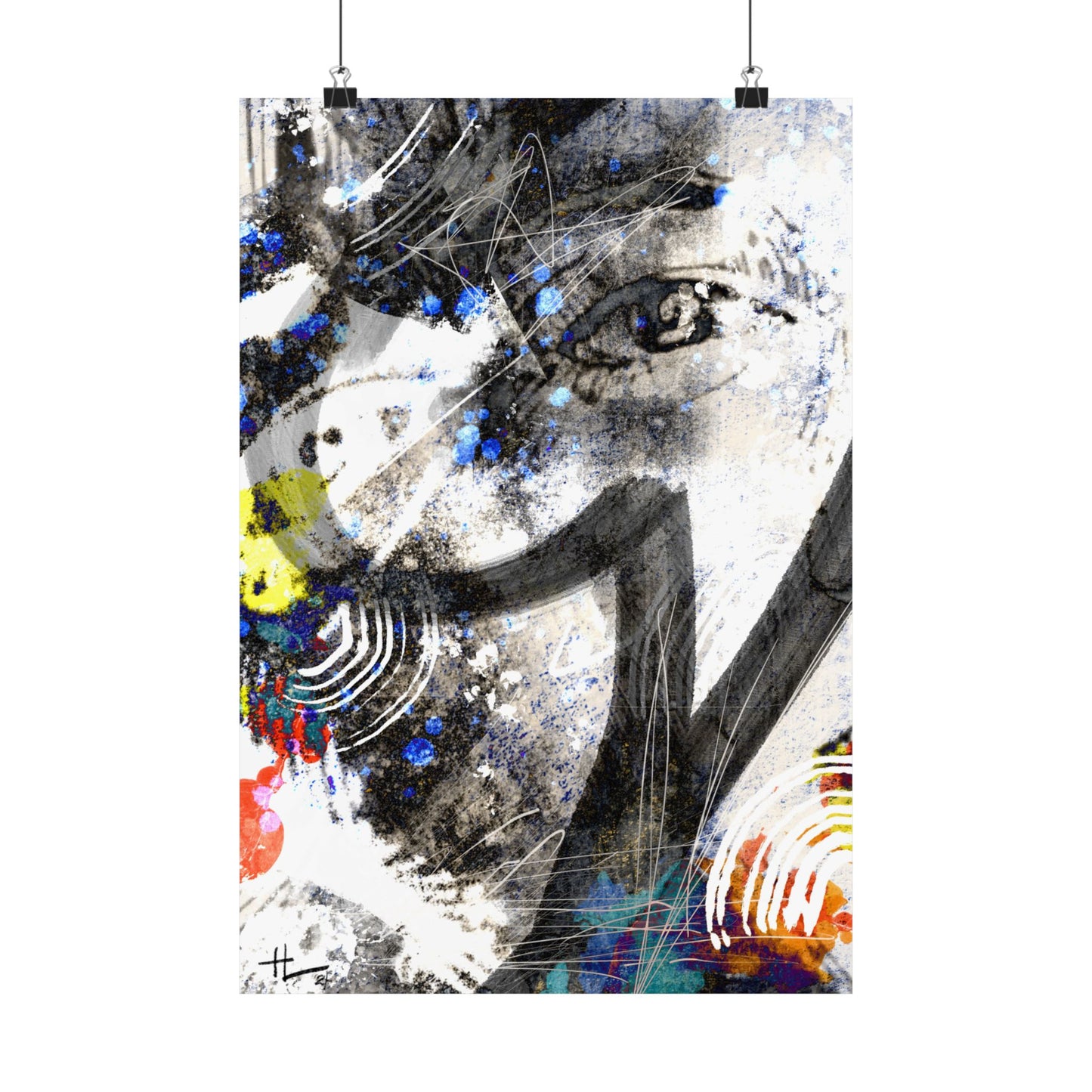 Would a, Could a, Should a - Abstract Art Matte Vertical Poster