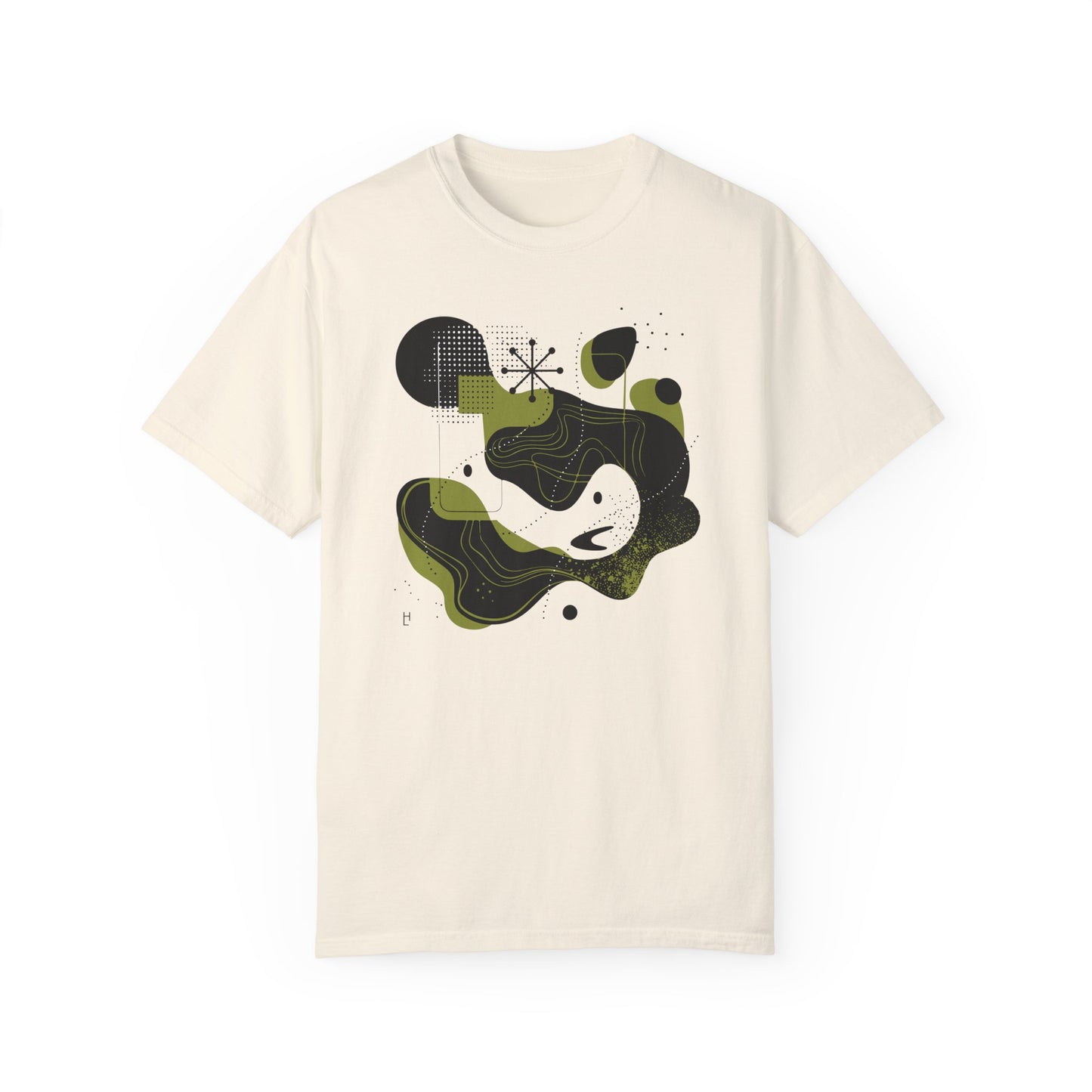 Abstract Design (Black & Green) Tee, Unisex T-shirt