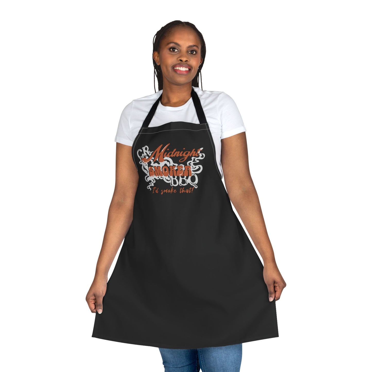 Midnight BBQ Apron, Fun Cooking Gift, Grilling Accessory, BBQ Lover's Apron, Unique Kitchen Wear, Outdoor Party Essential