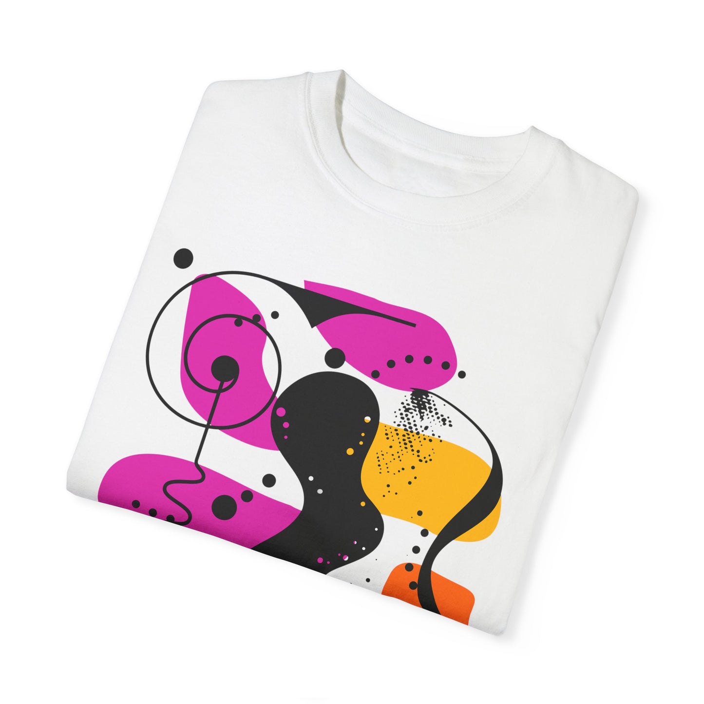 Abstract Design (Pink, Orange, Yellow) Tee, Unisex T-shirt