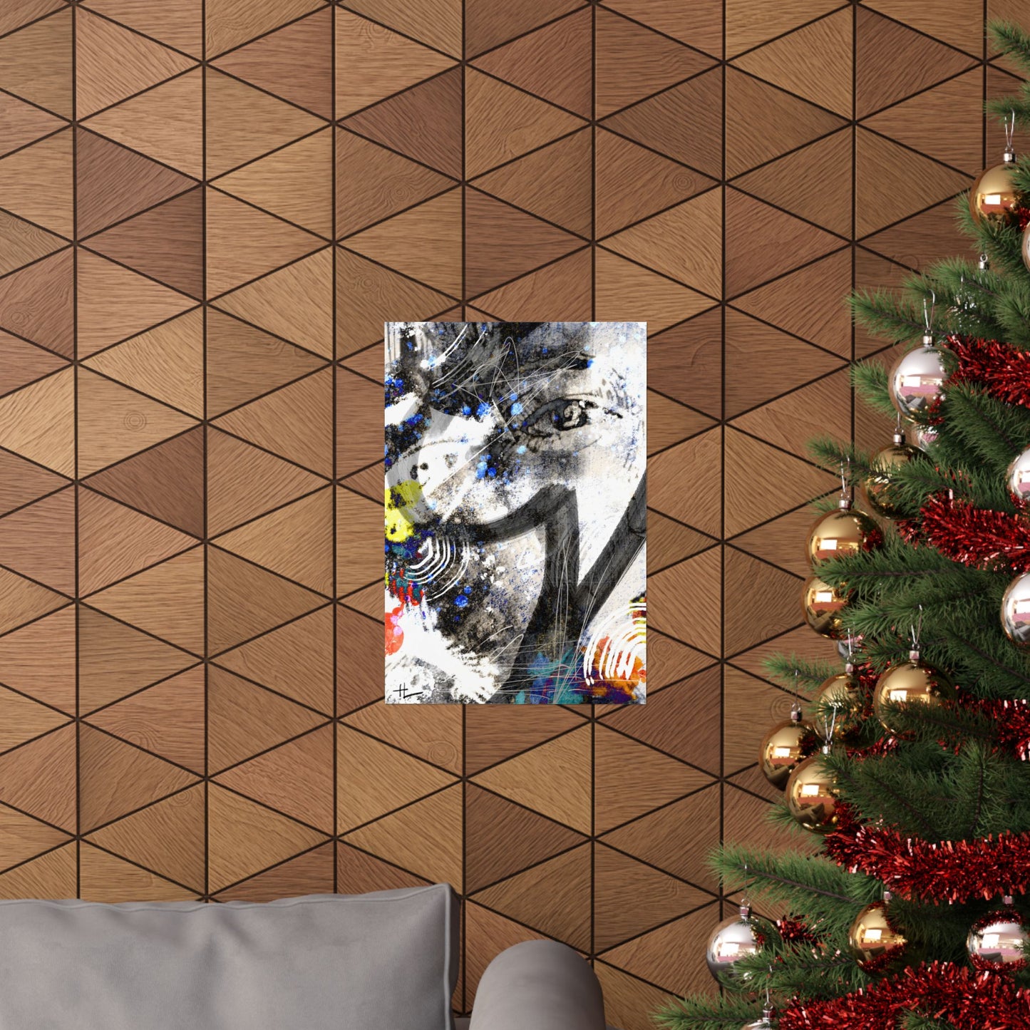 Would a, Could a, Should a - Abstract Art Matte Vertical Poster