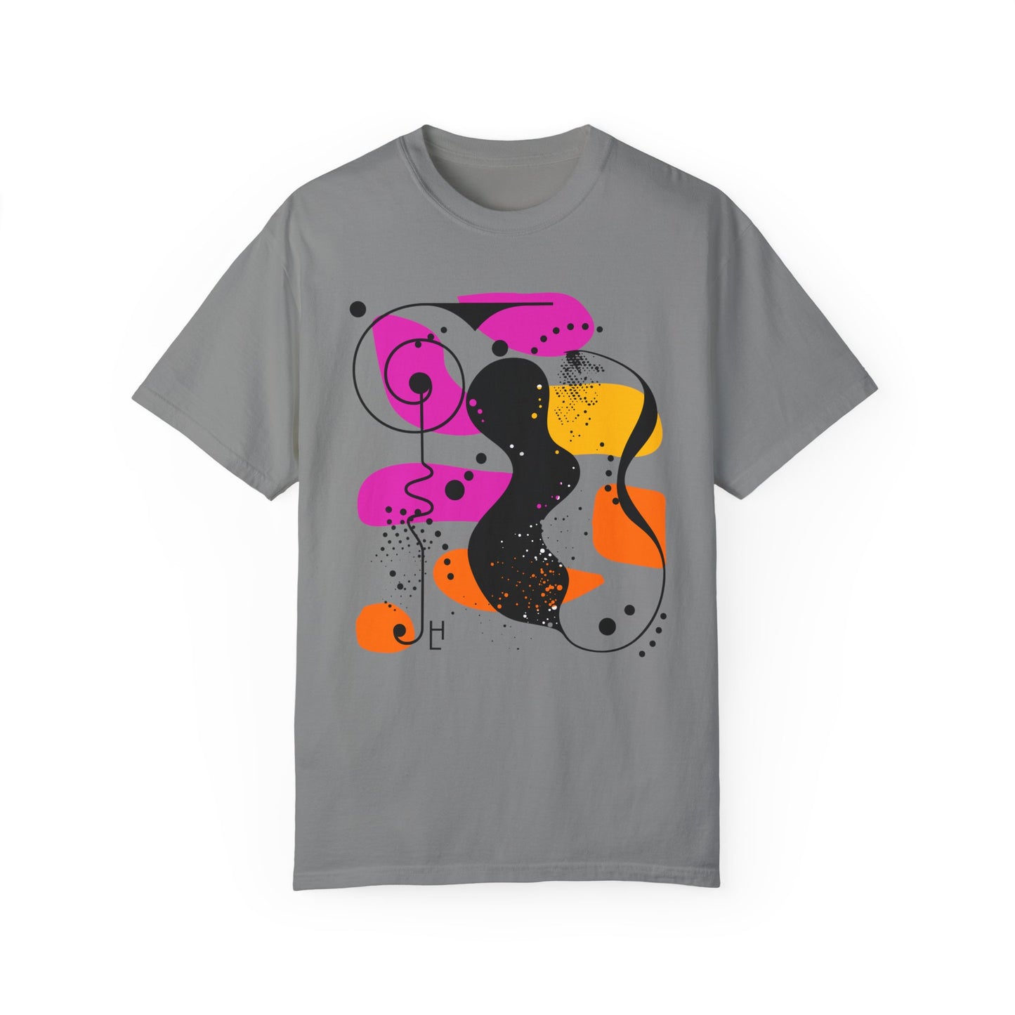 Abstract Design (Pink, Orange, Yellow) Tee, Unisex T-shirt
