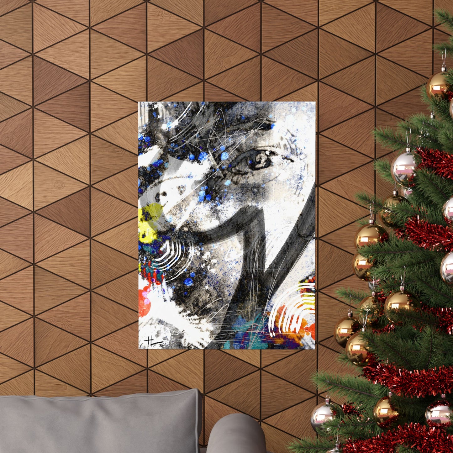 Would a, Could a, Should a - Abstract Art Matte Vertical Poster