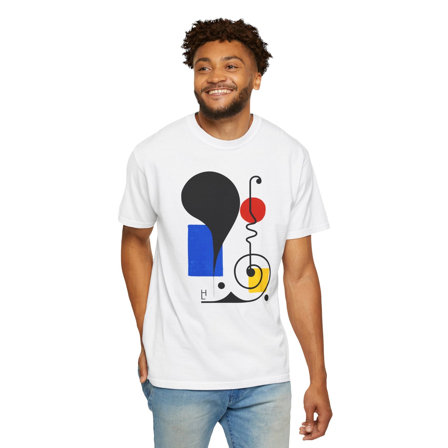 Abstract Design (Red, Yellow, Blue), Unisex T-Shirt