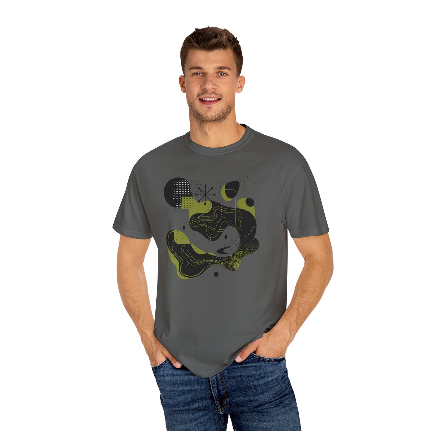 Abstract Design (Black & Green) Tee, Unisex T-shirt