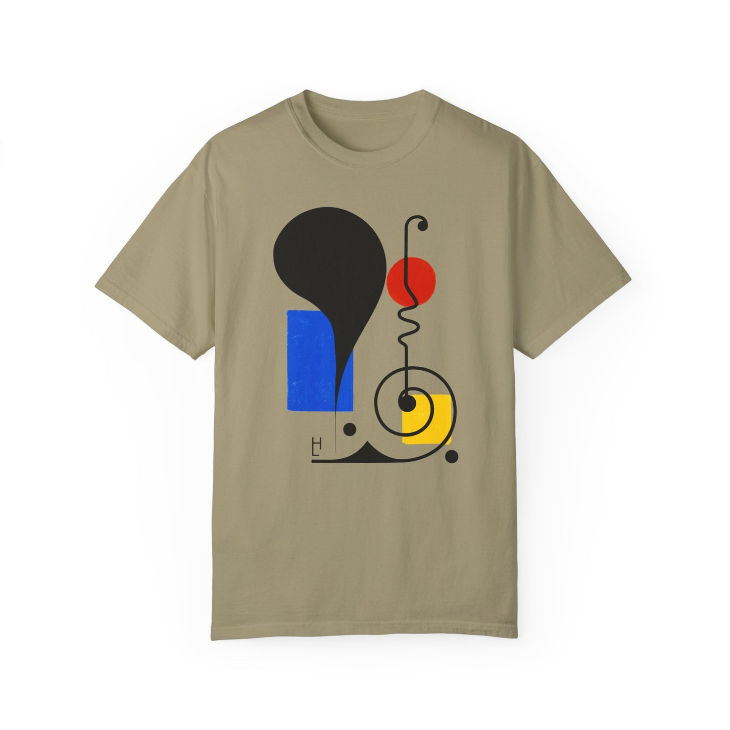 Abstract Design (Red, Yellow, Blue), Unisex T-Shirt