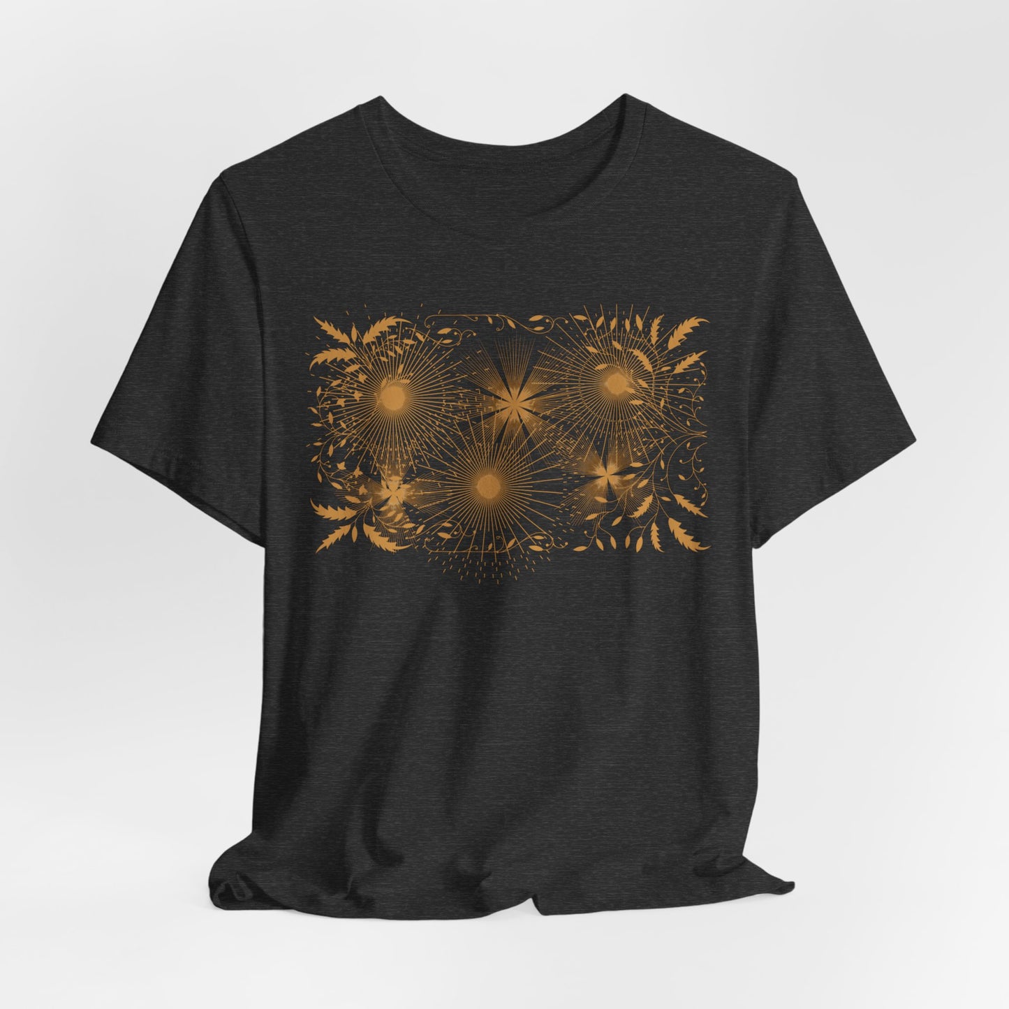 Floral Burst Tee — Golden Daisies Graphic T-Shirt