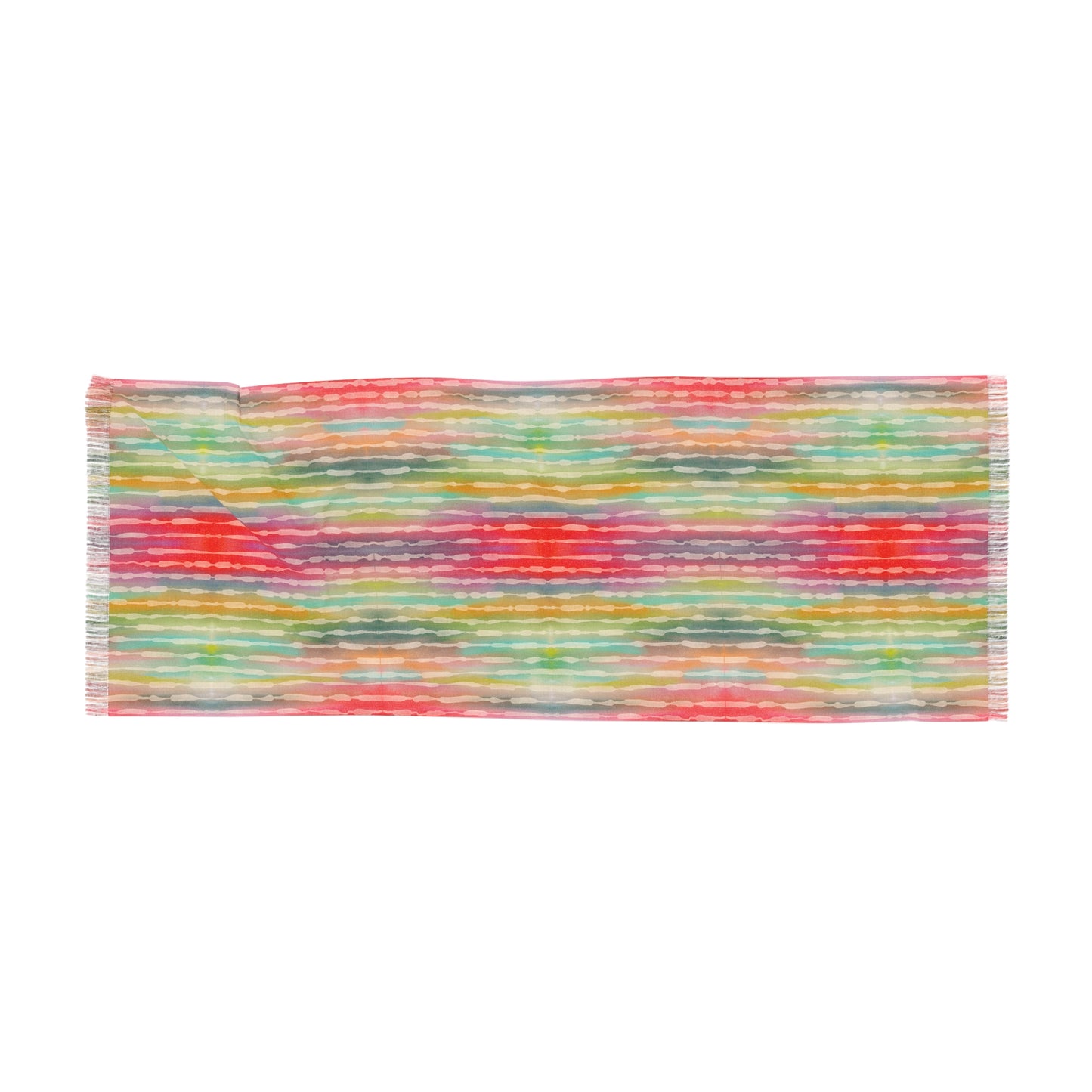 Colorful Lightweight Scarf for Spring, Stylish Shawl, Boho Accessories, Perfect Gift for Women, Summer Fashion Wear