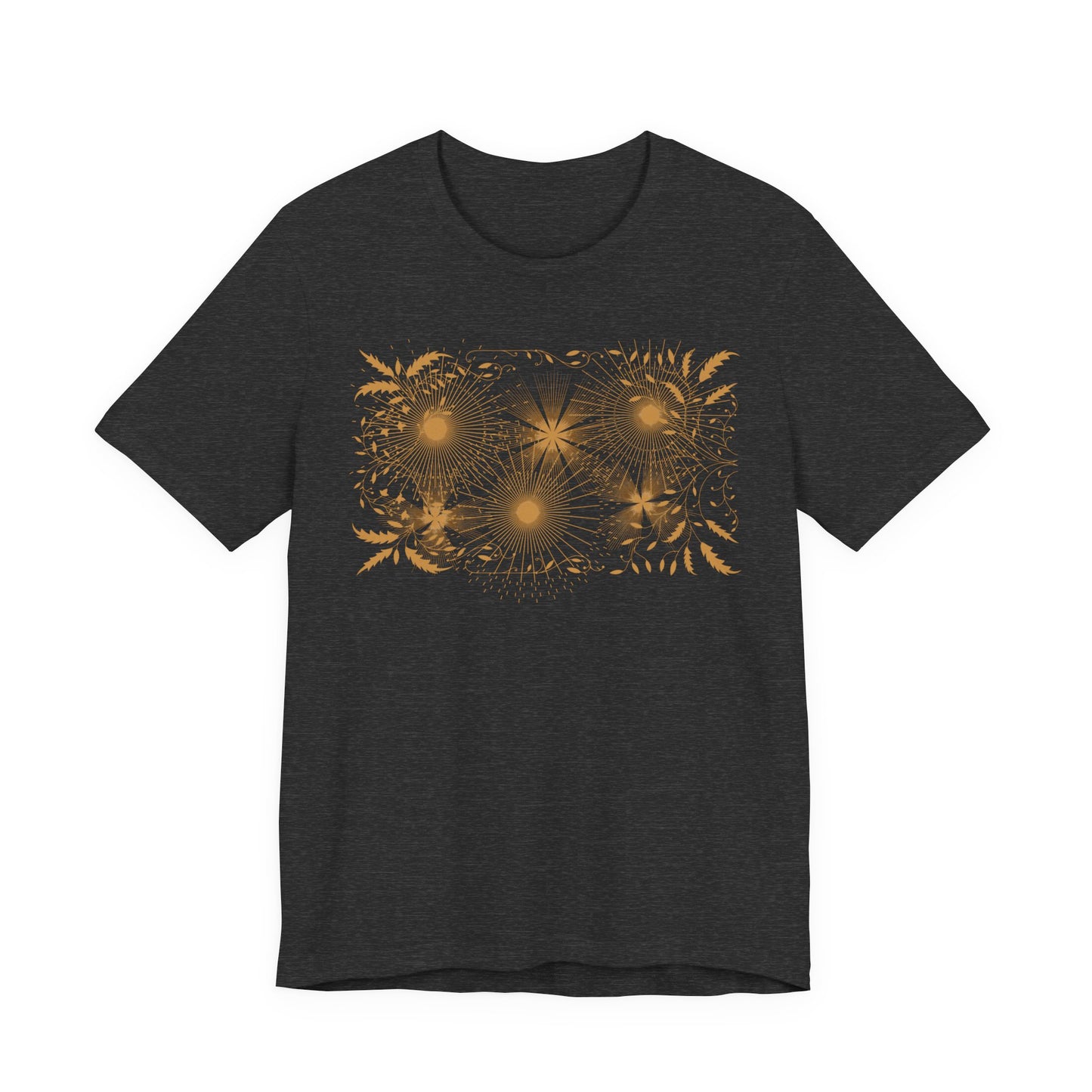 Floral Burst Tee — Golden Daisies Graphic T-Shirt