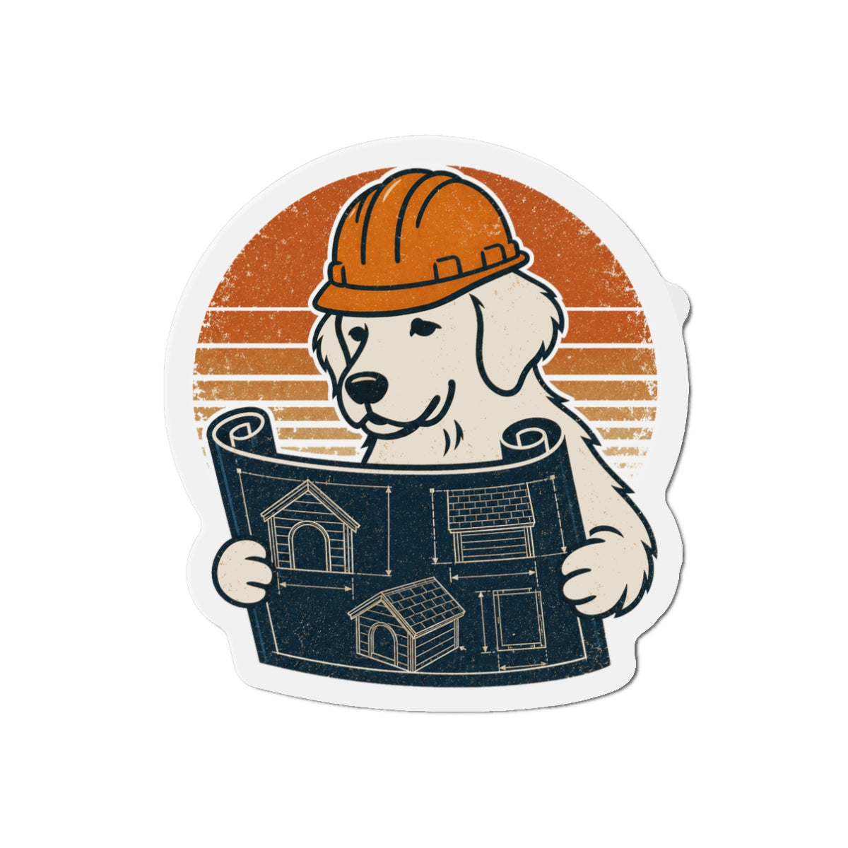 Dougitecture Die-Cut Magnets