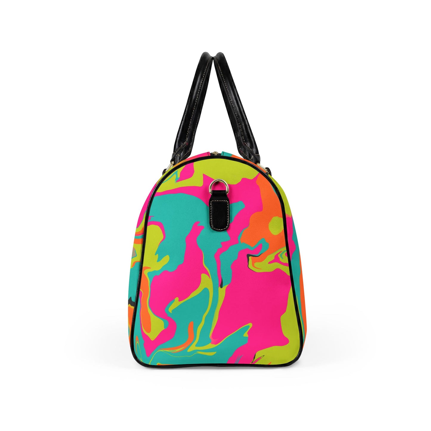 Travel Bag — 80's Neon Swirl