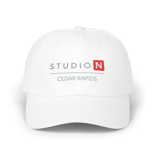 Studio N - White Embroidered Classic Cap