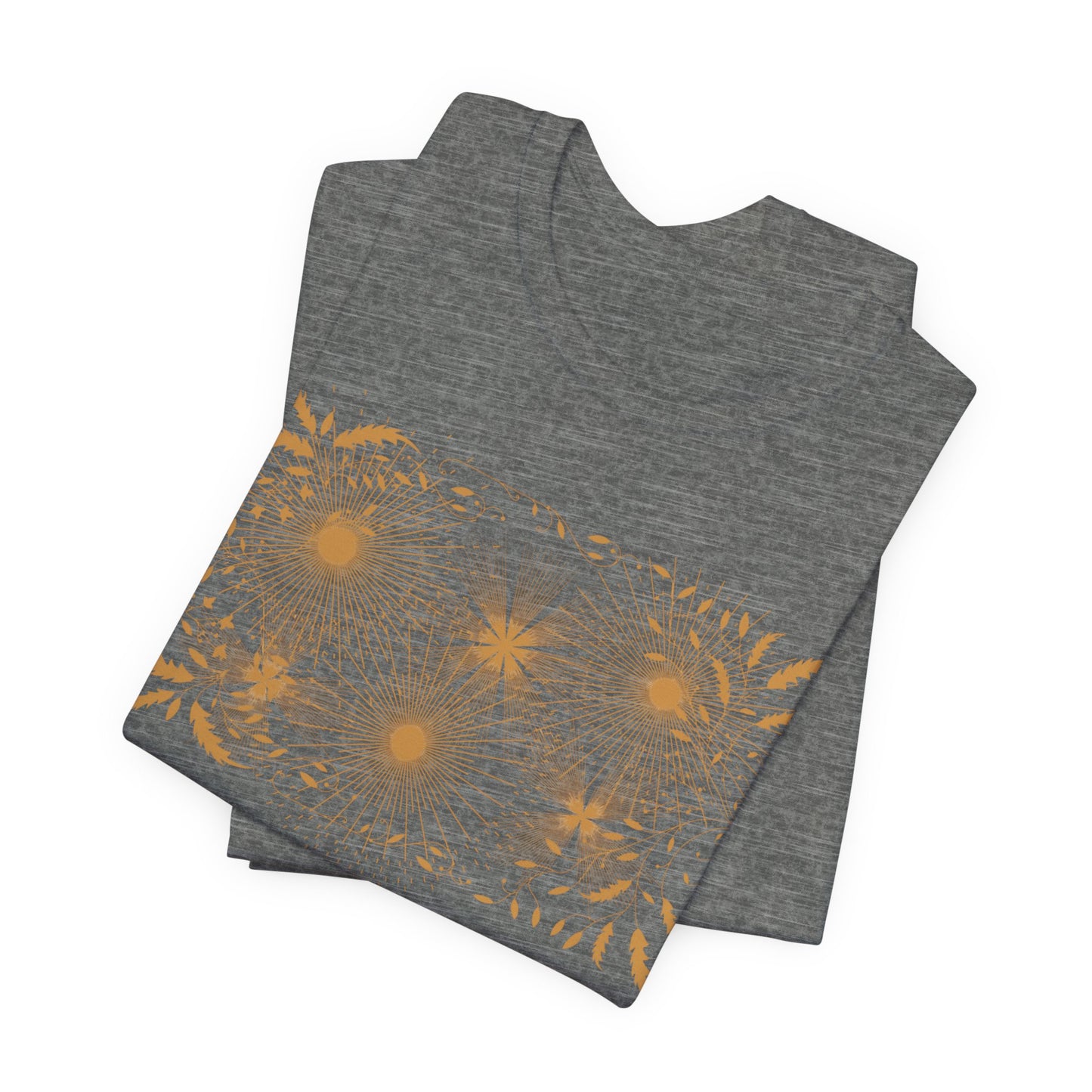 Floral Burst Tee — Golden Daisies Graphic T-Shirt