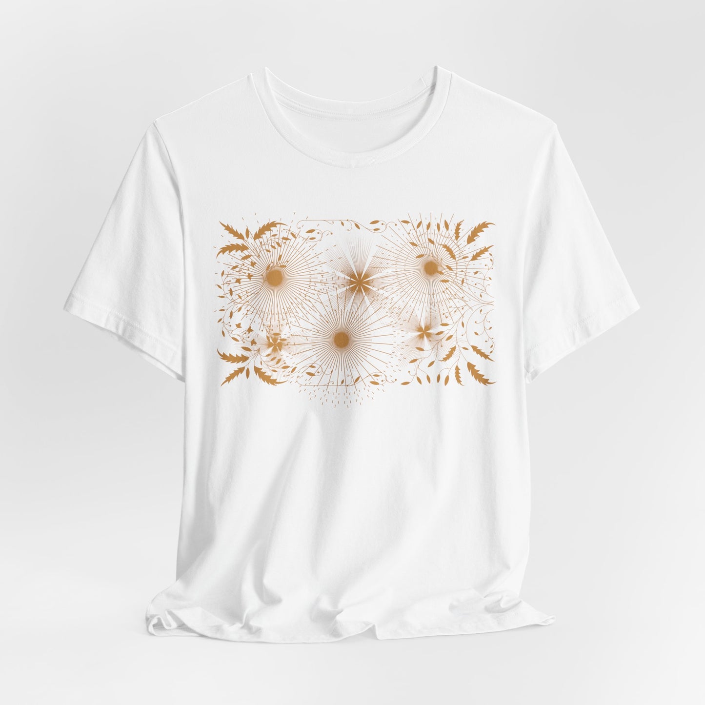 Floral Burst Tee — Golden Daisies Graphic T-Shirt