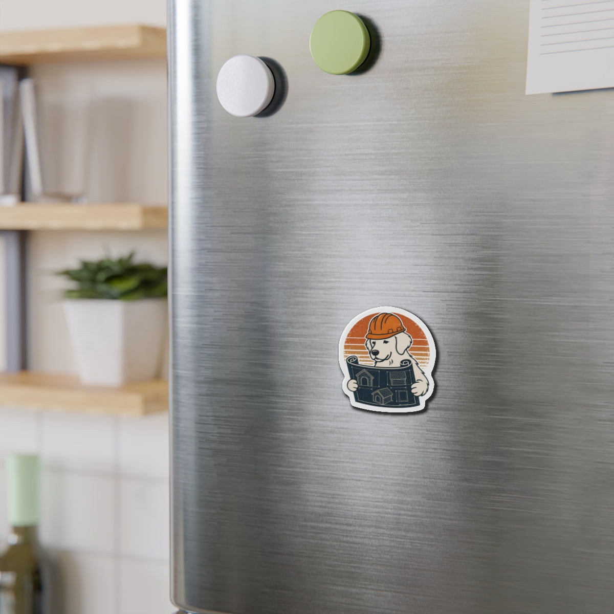 Dougitecture Die-Cut Magnets