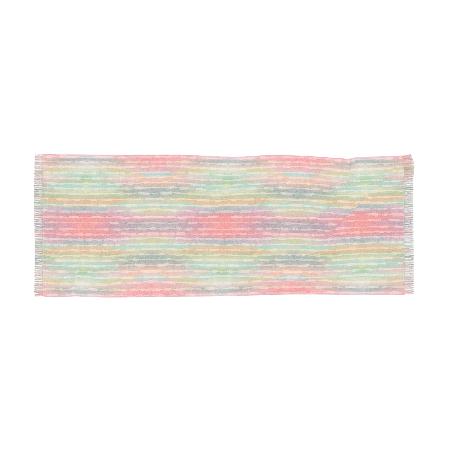 Colorful Lightweight Scarf for Spring, Stylish Shawl, Boho Accessories, Perfect Gift for Women, Summer Fashion Wear