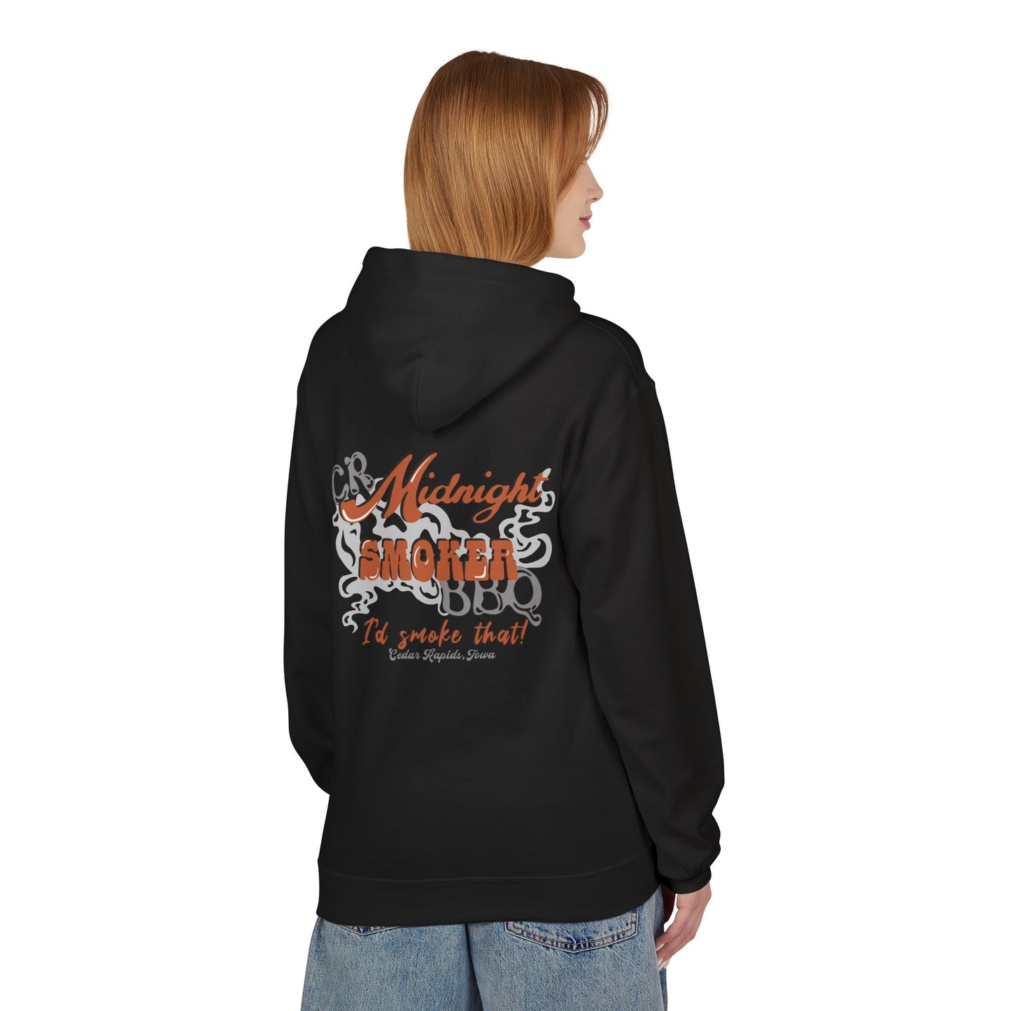 Midnight Smoker - Unisex Fleece Hoodie