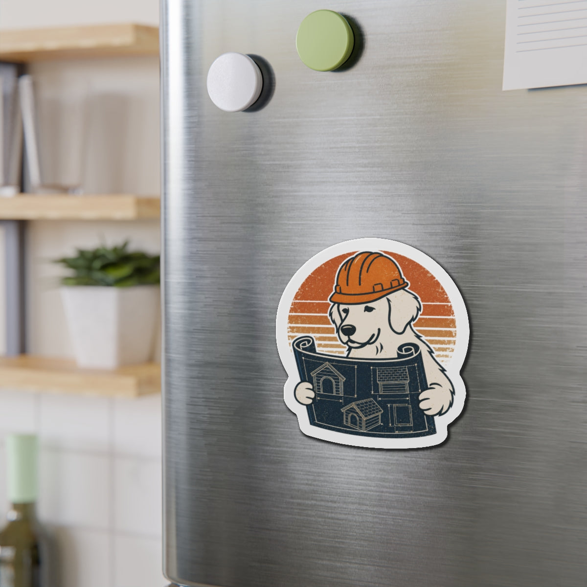 Dougitecture Die-Cut Magnets
