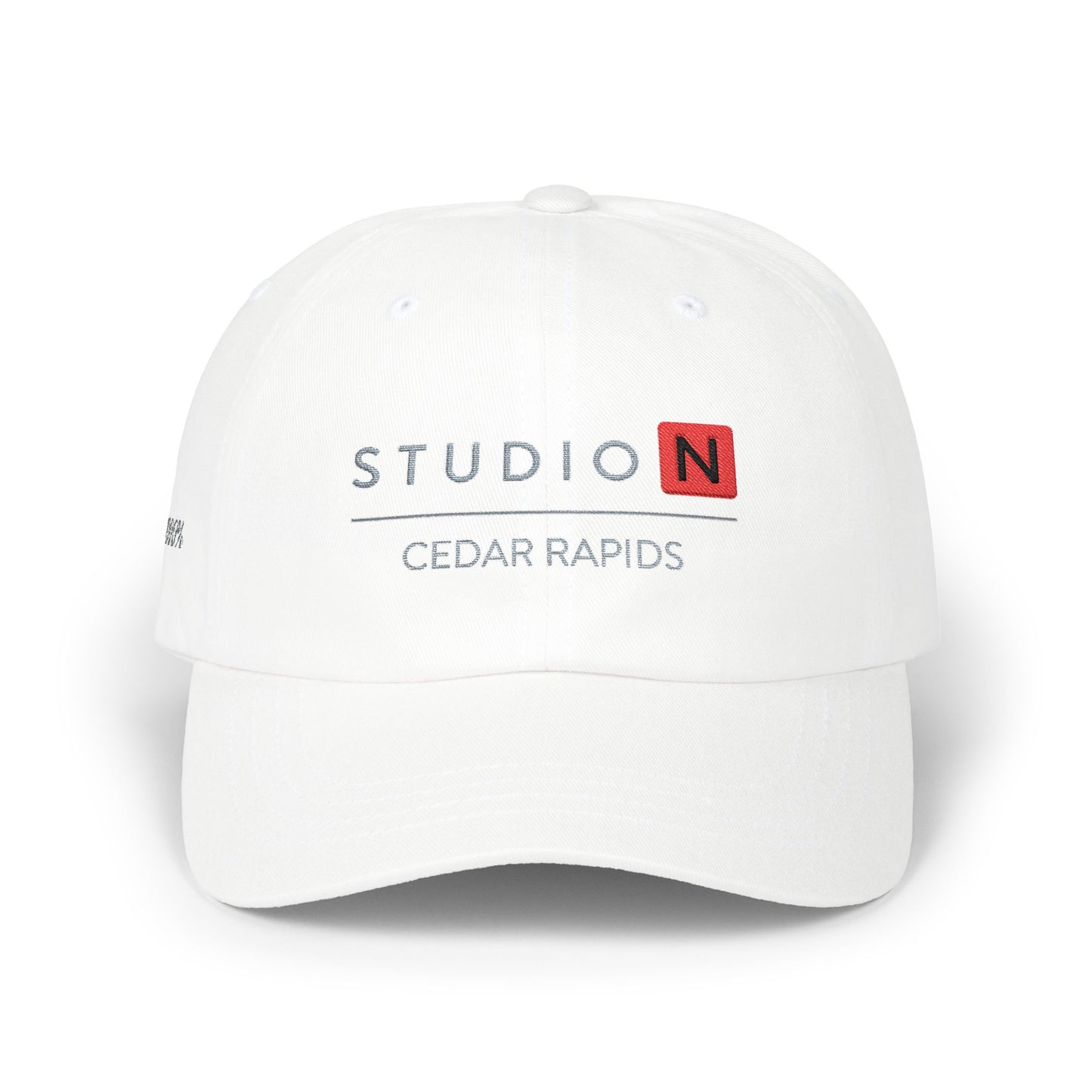1000% Studio N - Black Embroidered Classic Cap