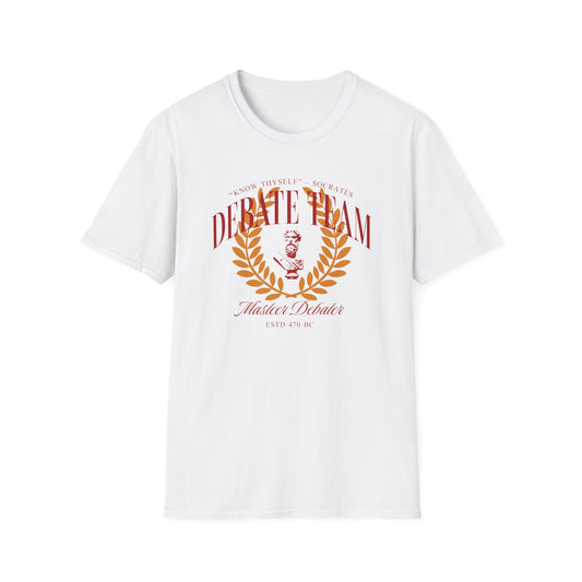 Debate Team Vintage Laurel T-Shirt — Master Debater Graphic Tee