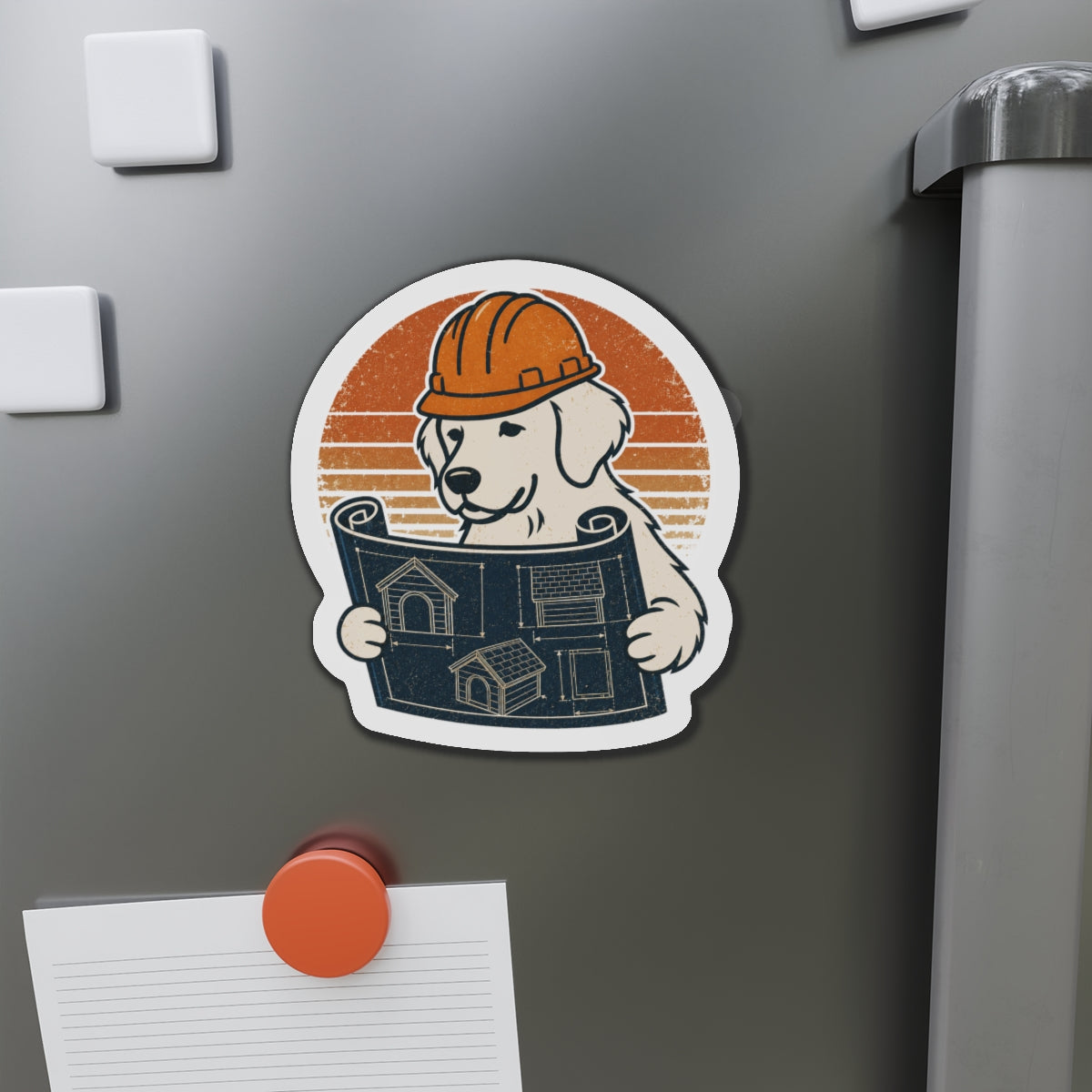 Dougitecture Die-Cut Magnets