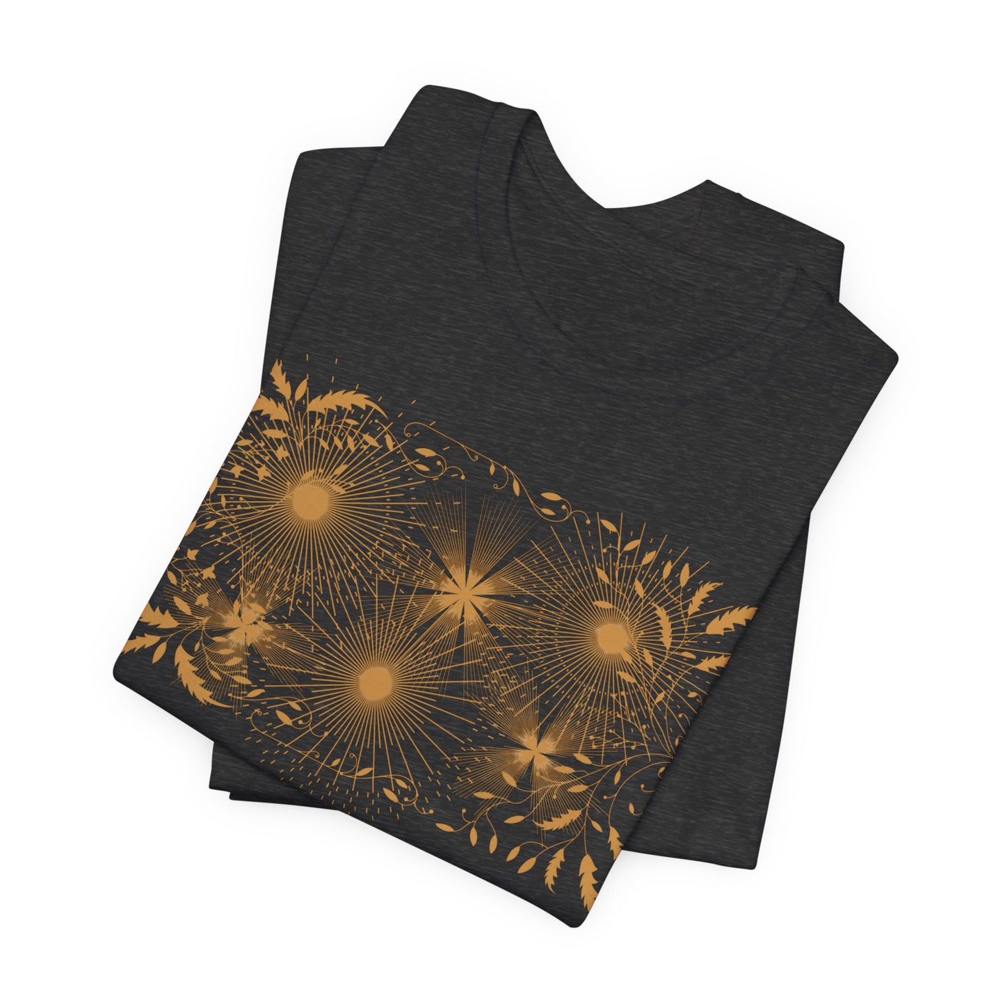 Floral Burst Tee — Golden Daisies Graphic T-Shirt