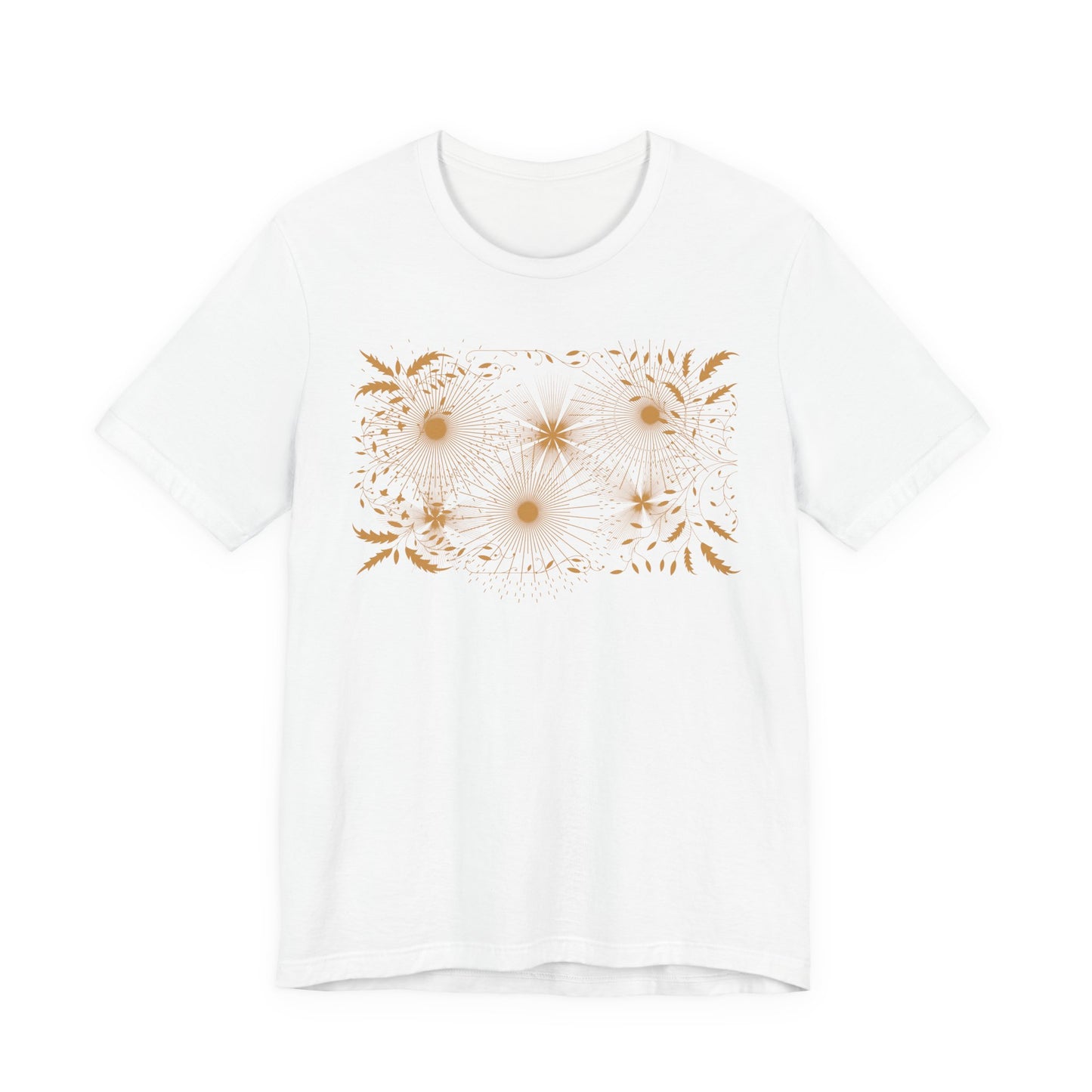 Floral Burst Tee — Golden Daisies Graphic T-Shirt