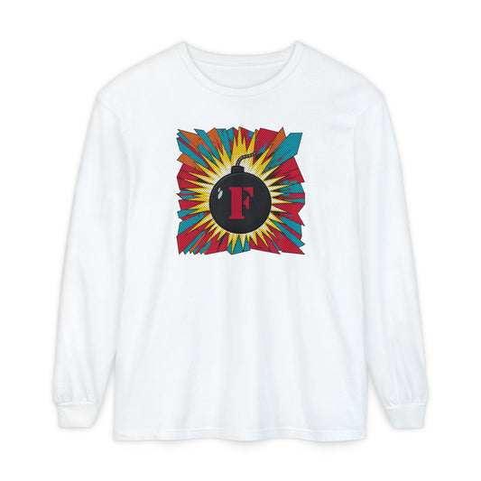 Explosive F-Bomb - Attitude, Unisex Long Sleeve Tee