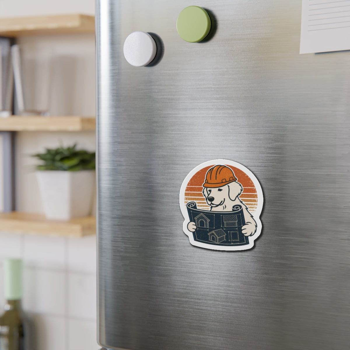 Dougitecture Die-Cut Magnets