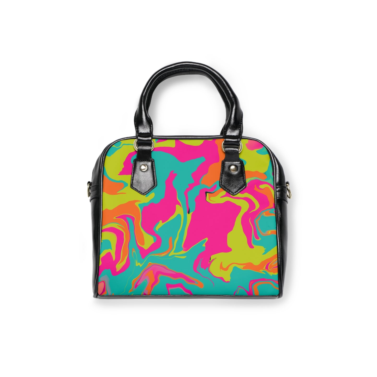 Handbag — 80's Neon Swirl