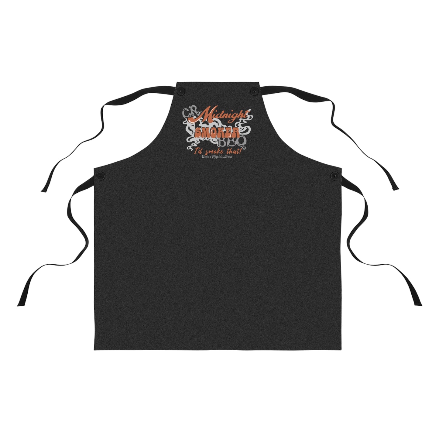 "CR Midnight Smoker BBQ" Grilling Apron