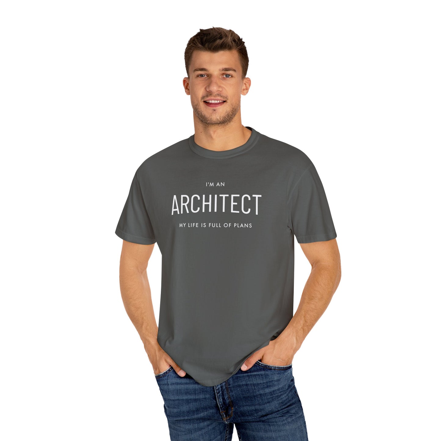 I'm an Architect, My Life is Full of Plans, Unisex Adult Short Sleeve Tee