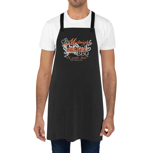 "CR Midnight Smoker BBQ" Grilling Apron
