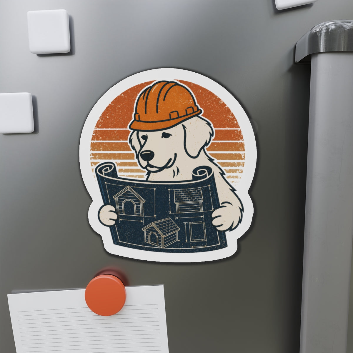 Dougitecture Die-Cut Magnets
