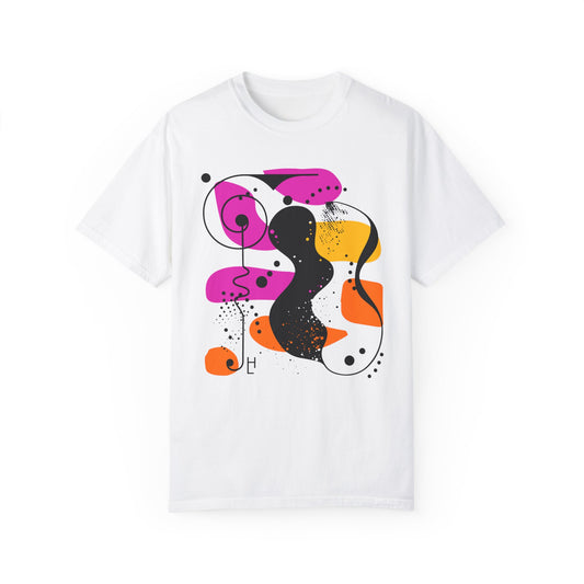 Abstract Design (Pink, Orange, Yellow) Tee, Unisex T-shirt