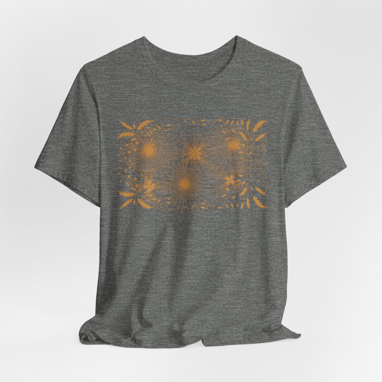 Floral Burst Tee — Golden Daisies Graphic T-Shirt