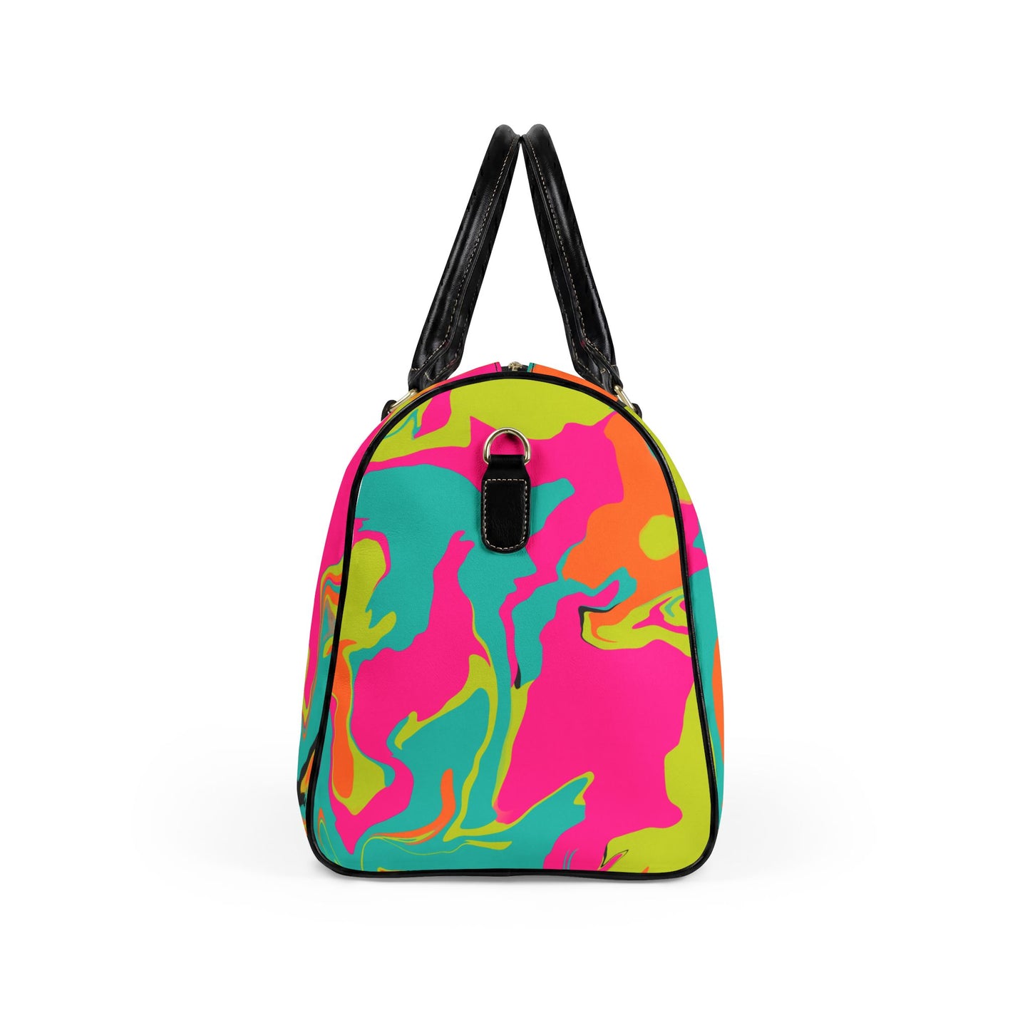 Travel Bag — 80's Neon Swirl