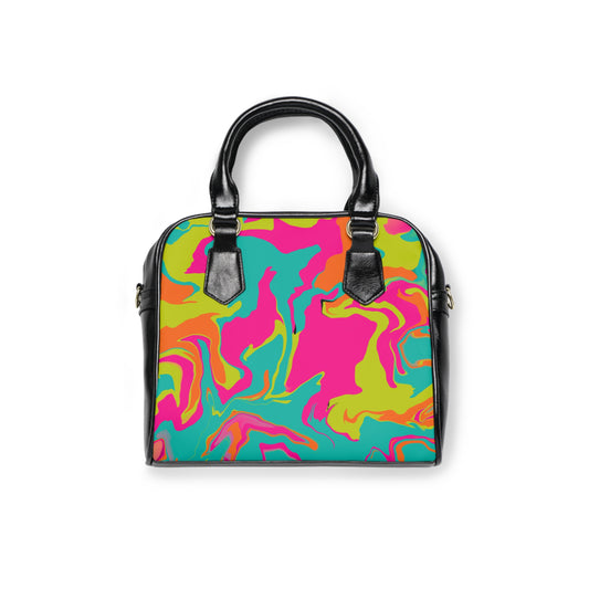 Handbag — 80's Neon Swirl