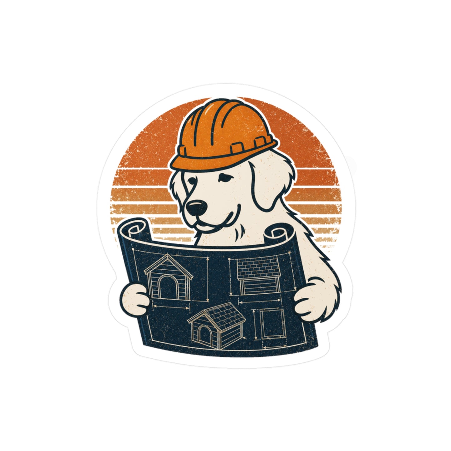 Dougitecture - sticker