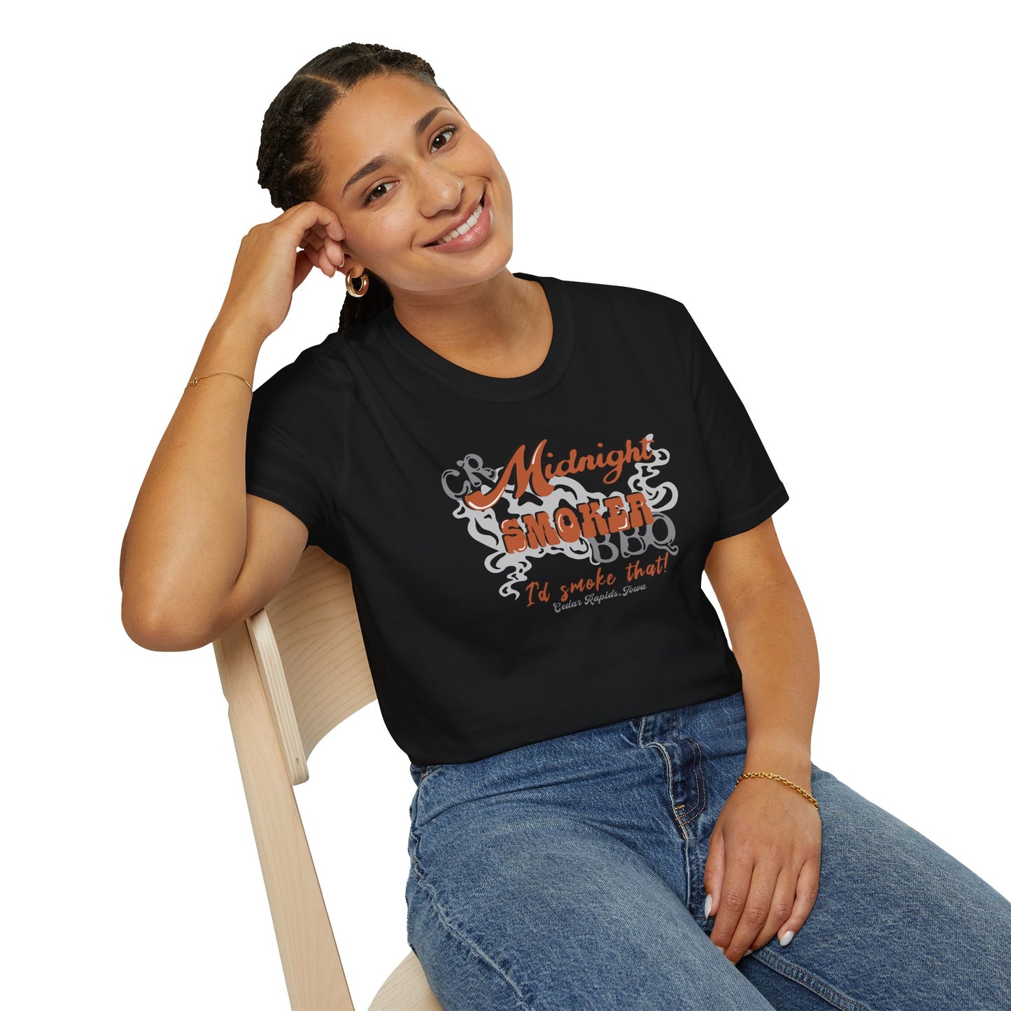 Midnight Smoker - OG Unisex Softstyle T-Shirt