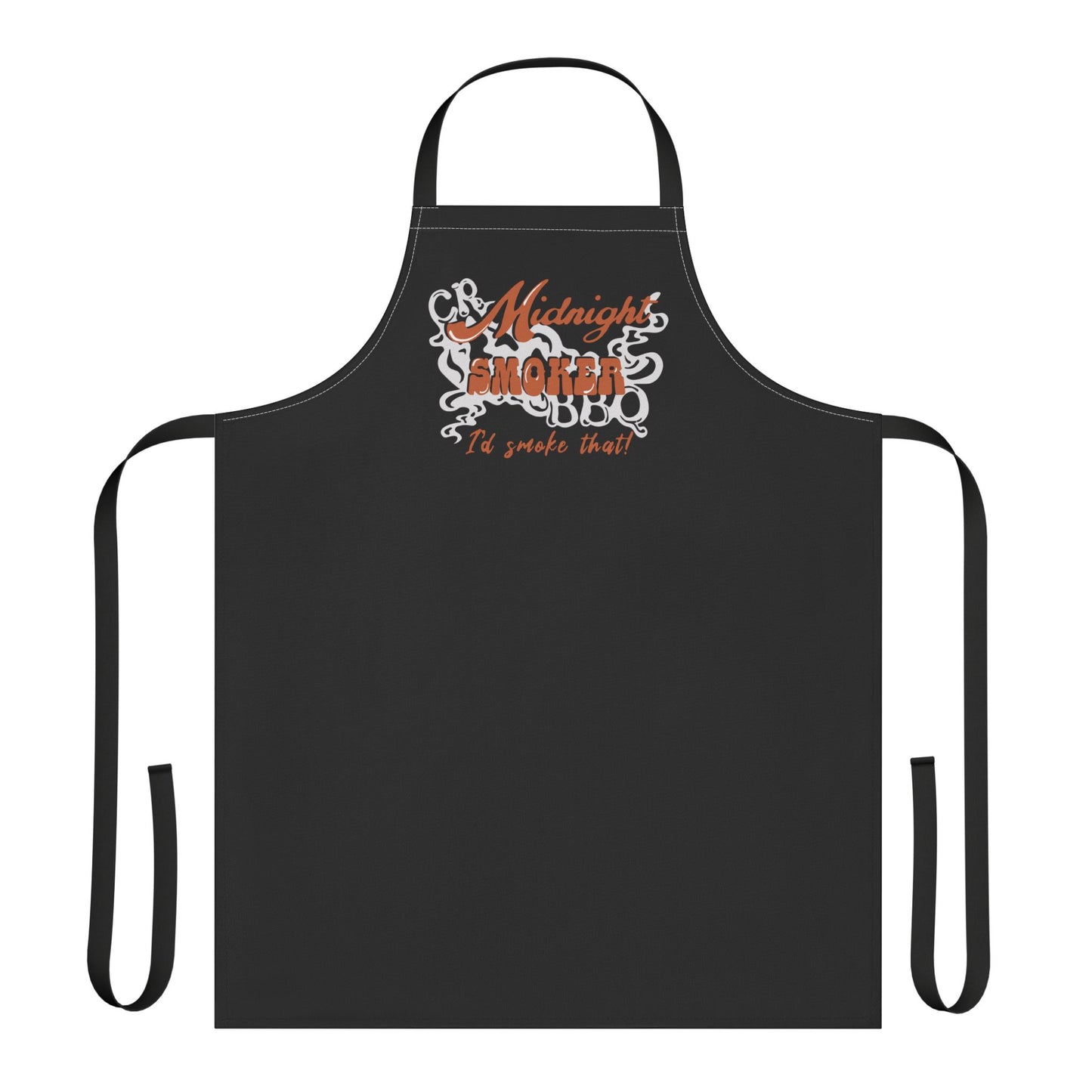 Midnight BBQ Apron, Fun Cooking Gift, Grilling Accessory, BBQ Lover's Apron, Unique Kitchen Wear, Outdoor Party Essential